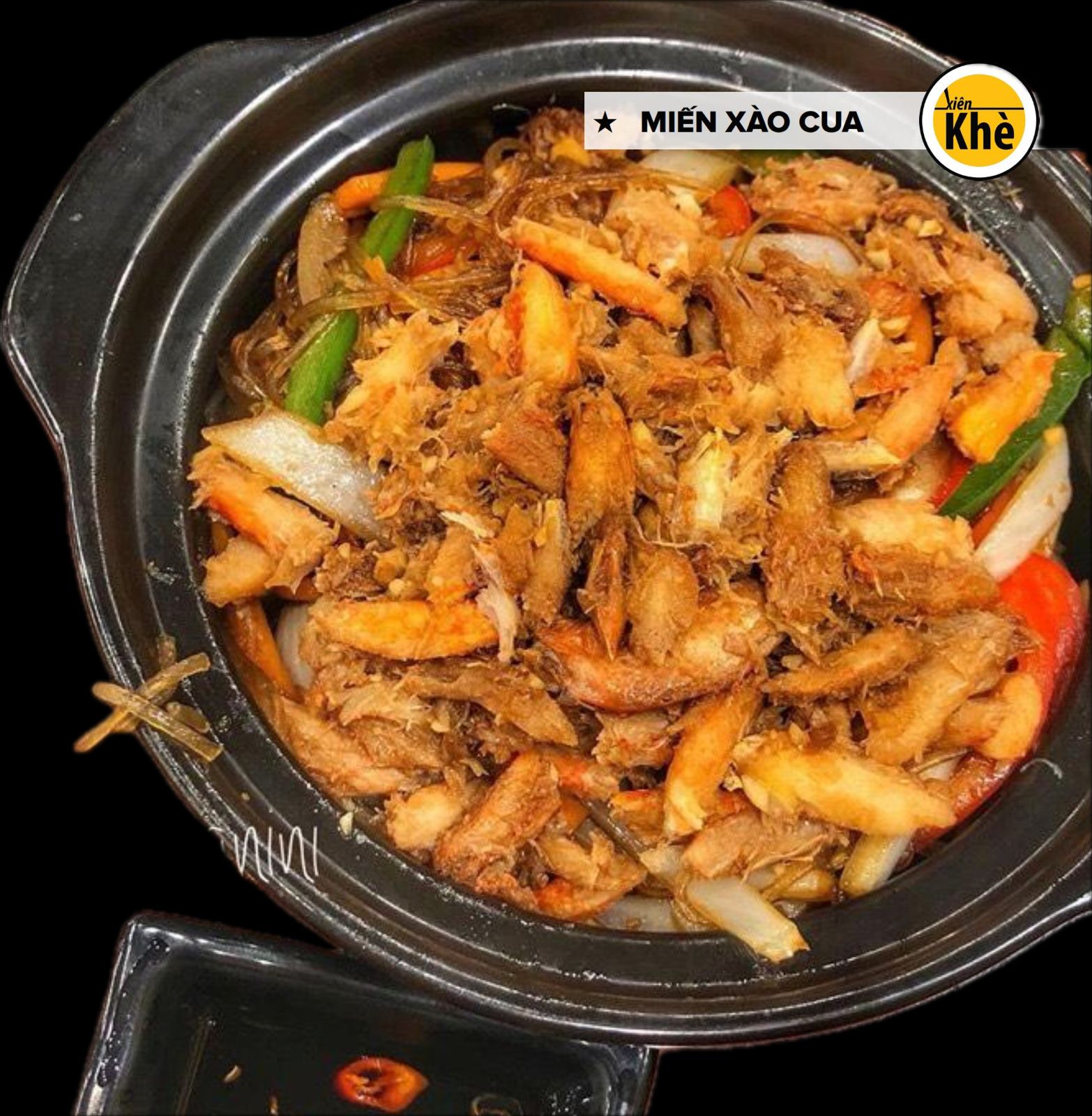 Stir-fried vermicelli with crab