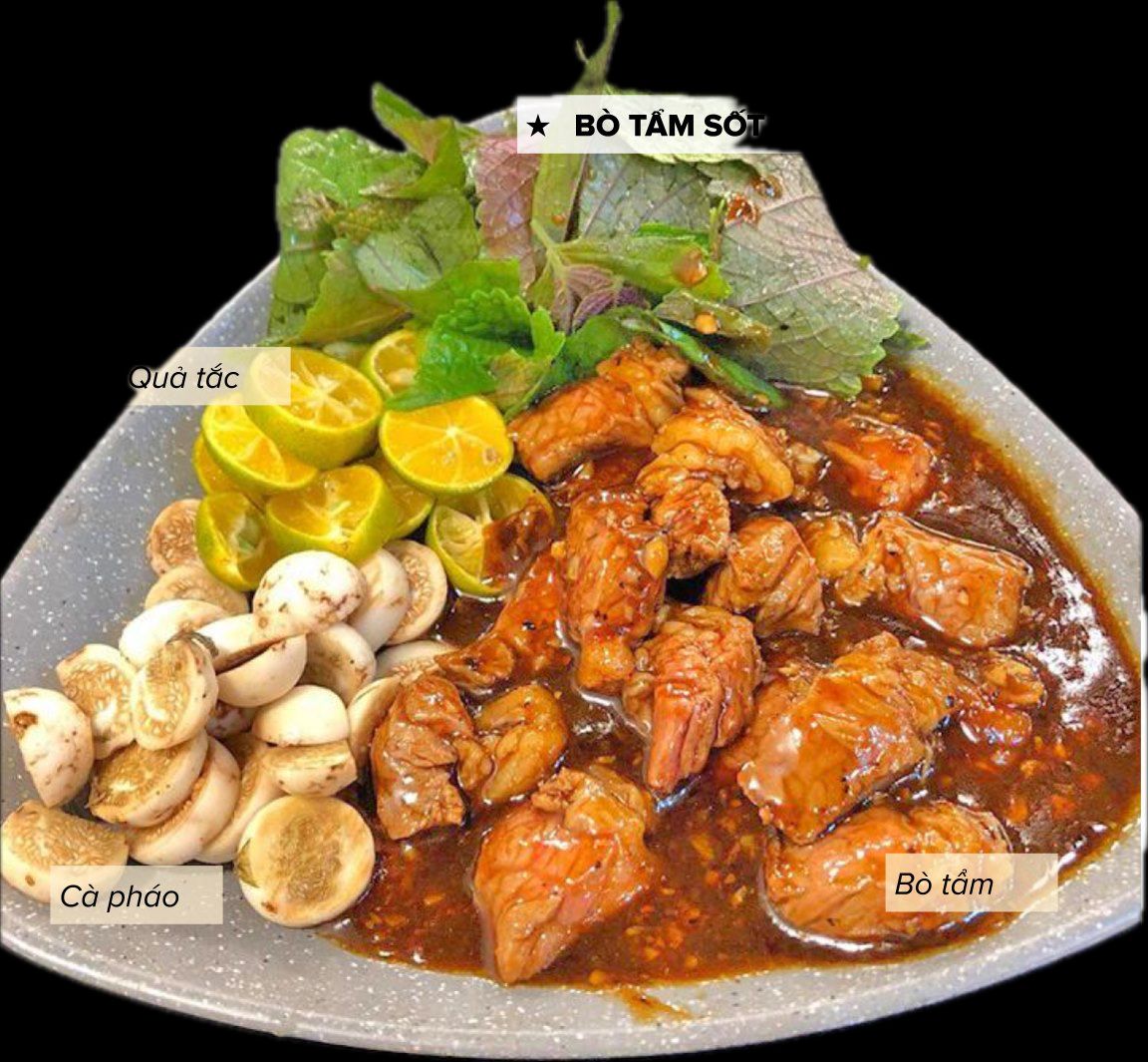 Beef with Khe sauce